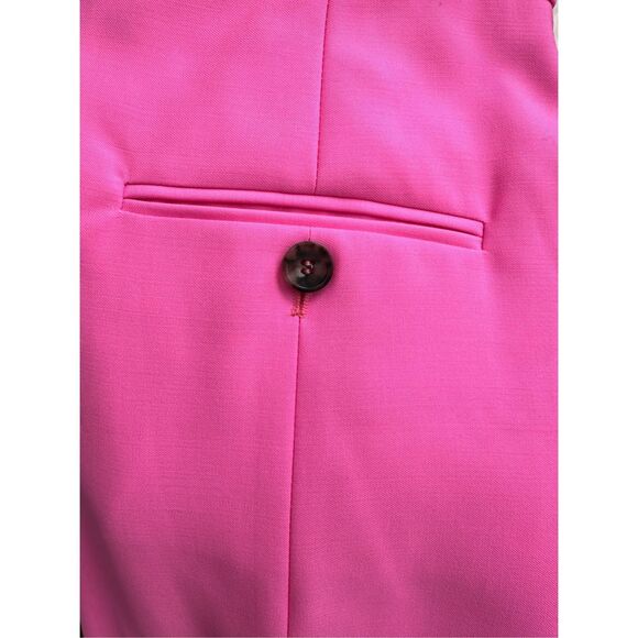 NWT Alexander McQueen High Waist Straight Leg Sartorial Wool Cigarette Pants Pin - Picture 8 of 10